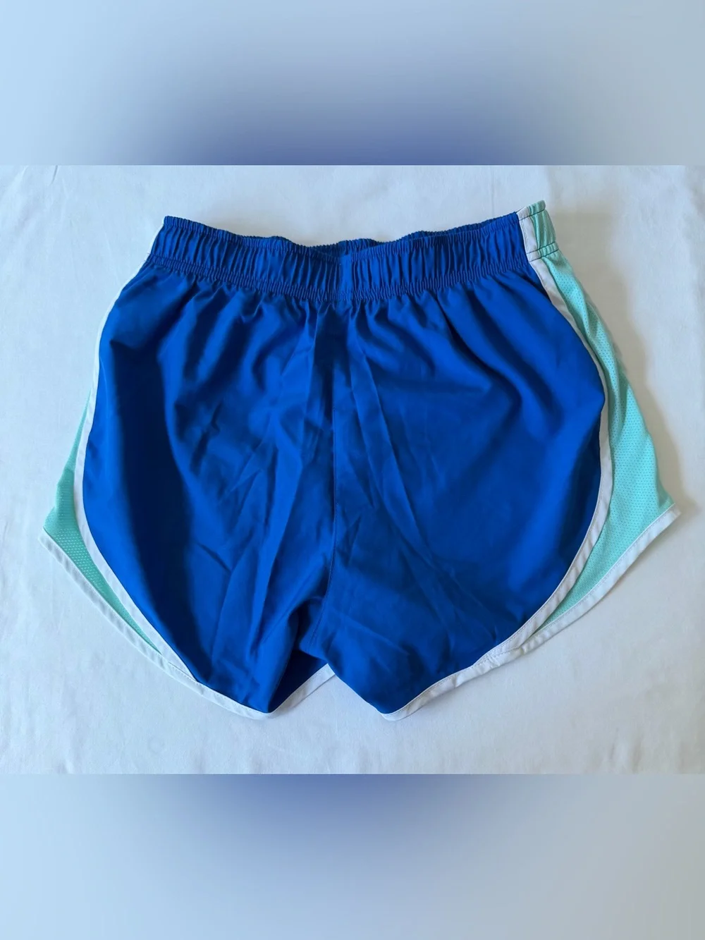 Nike Dri-Fit Blue Athletic Running Shorts w/ Liner & Drawstring Women’s Size XS